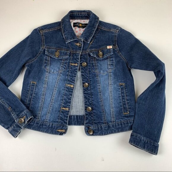 Lucky Brand Denim Jean Jacket Girls Large - Picture 3 of 10